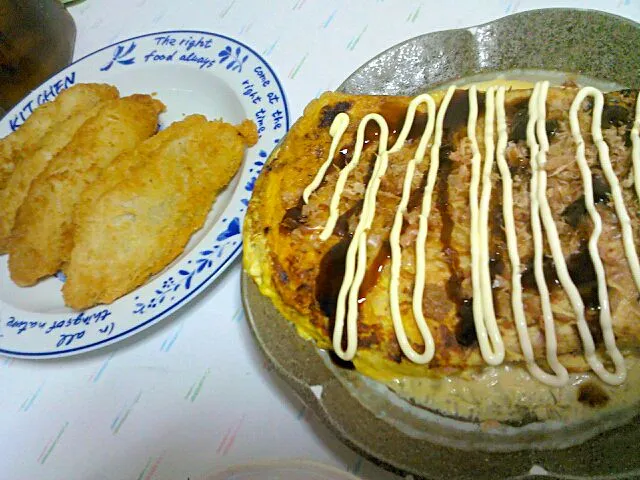 Snapdishの料理写真:とんぺい焼き風☆白身魚フライ|みぽりんさん