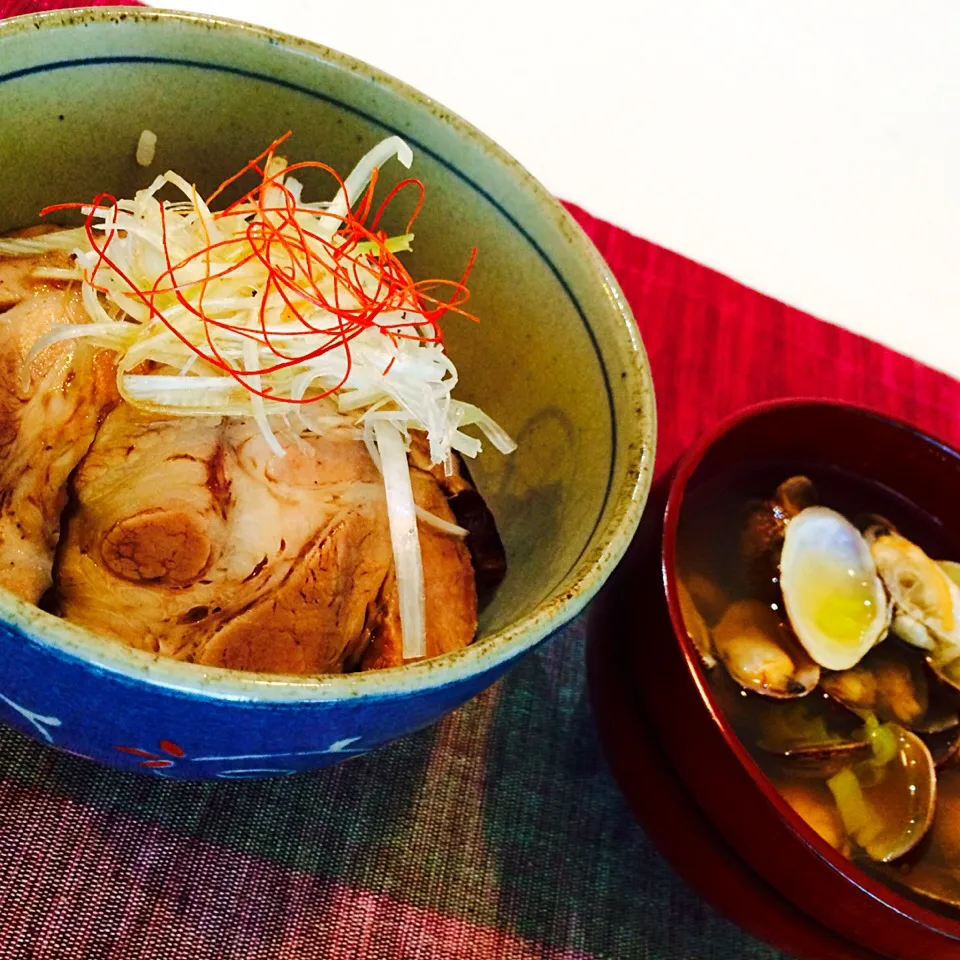 チャーシュー丼|クリスマスローズさん