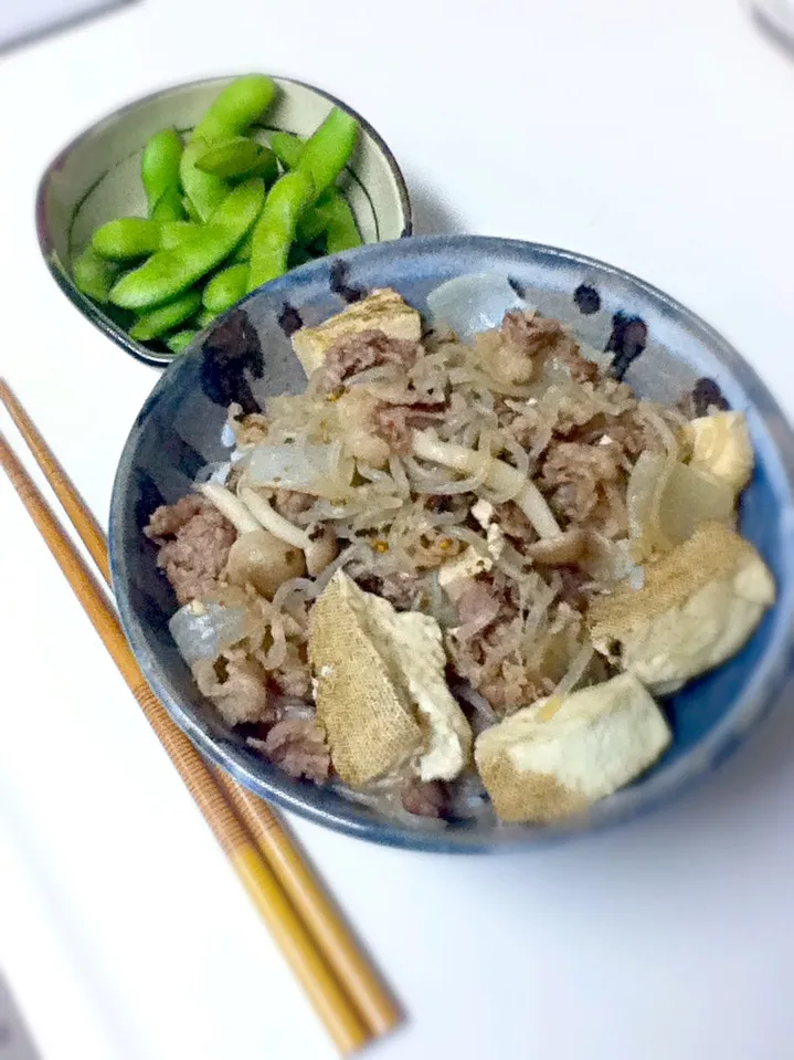 牛丼作ってみた。かなり早い晩ご飯というか、遅い昼ご飯…。|Yasuharuさん