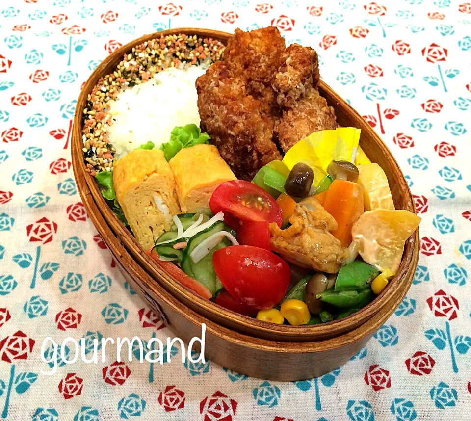 Snapdishの料理写真:2014.7.4 息子お弁当♪|プーティさん