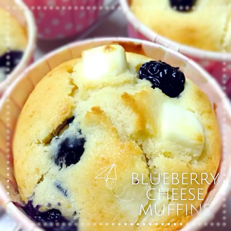 Blueberry and Cheese Muffins|Patch Pさん