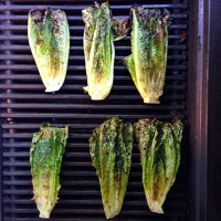 Snapdishの料理写真:Grilled romaine lettuce salad!|Danny Zahirpourさん