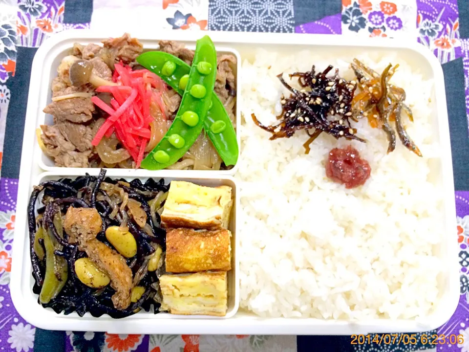 今日の旦那ちゃん弁当〜2014.7.5|こんぺいとうさん