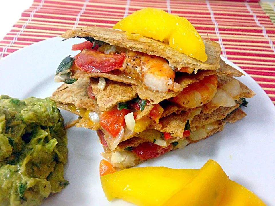 Smoke paprika shrimps quesadillas|Mich Liowさん