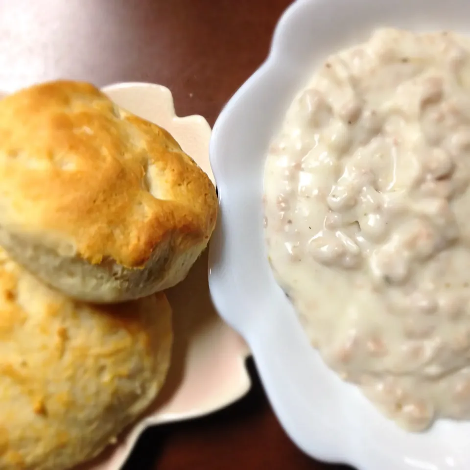 Biscuits & Gravy アメリカ南部料理のビスケット&グレービー|Mama Kathi Dinerさん