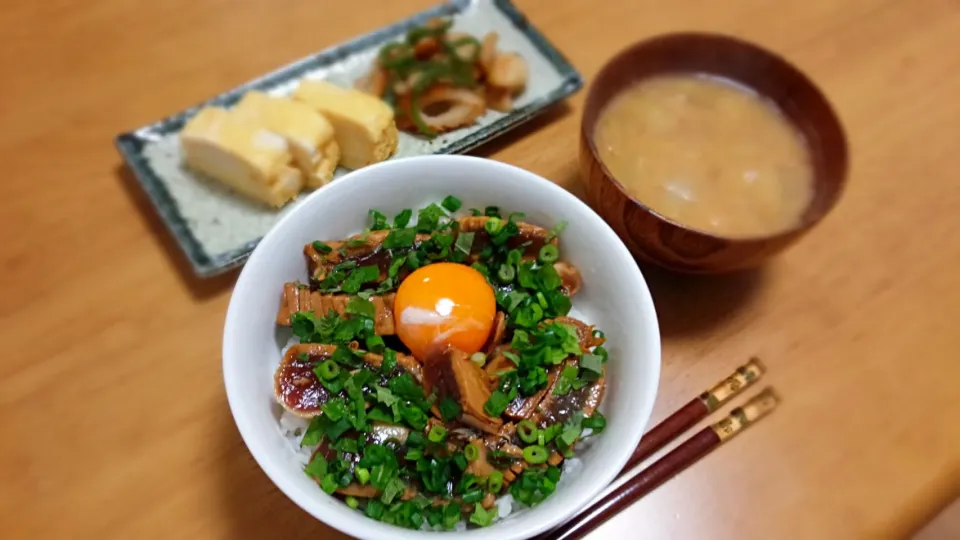 マグロの漬け丼|あきあきさん