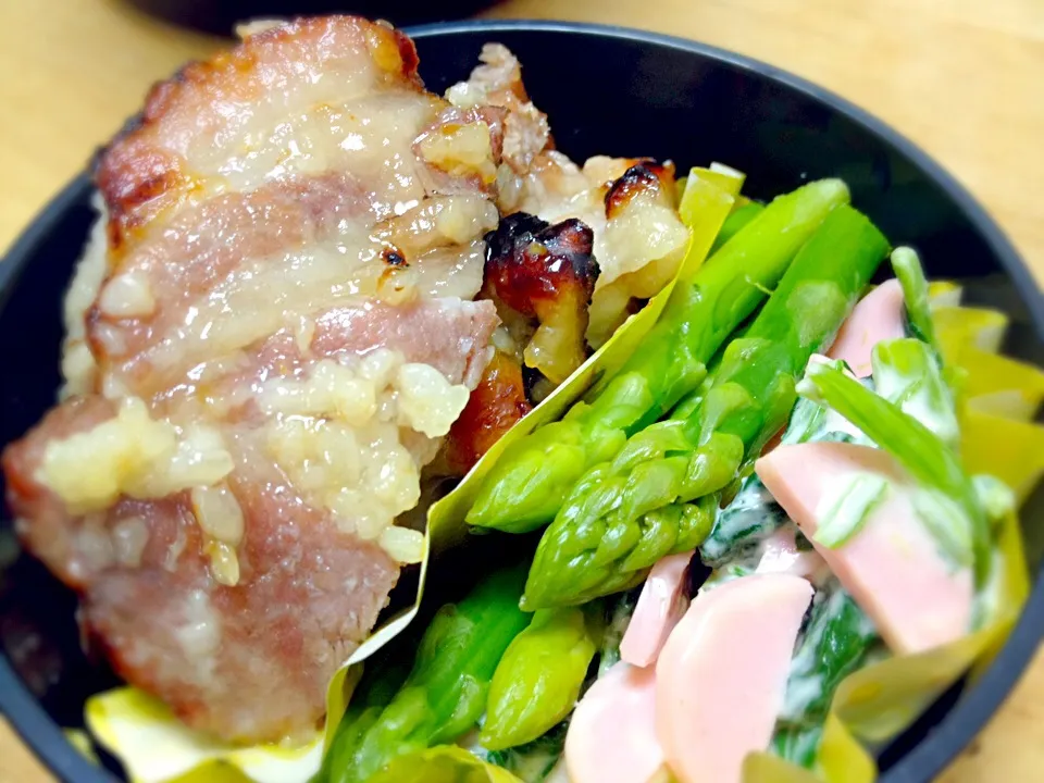 豚と鶏の塩麹焼き弁当|Reiさん