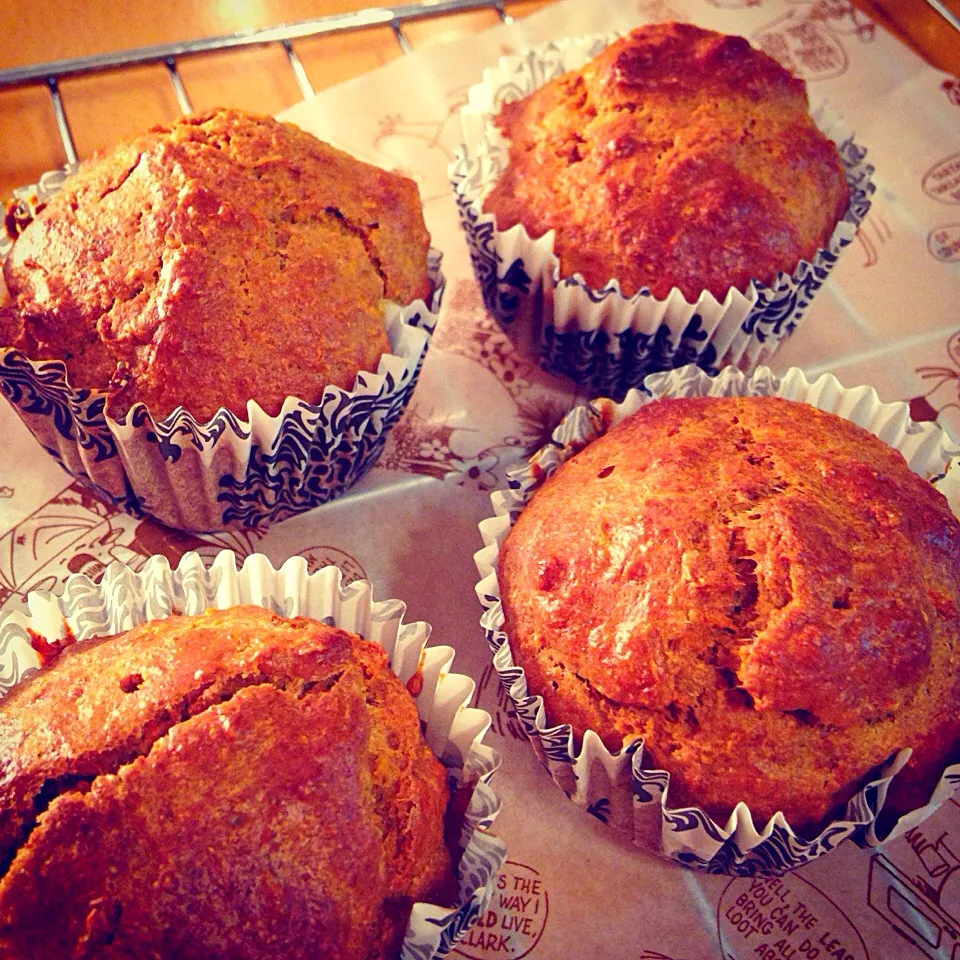 Whole wheat carrot muffin ニンジンマフィン|Midoriさん