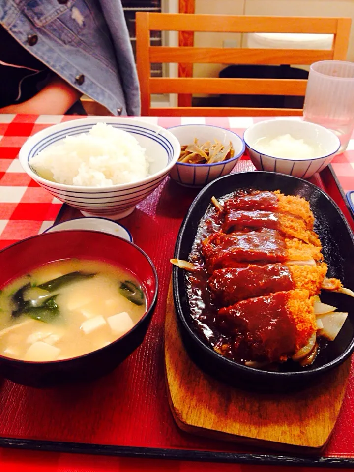 돈까스정식(トンカツ定食)|안정희さん