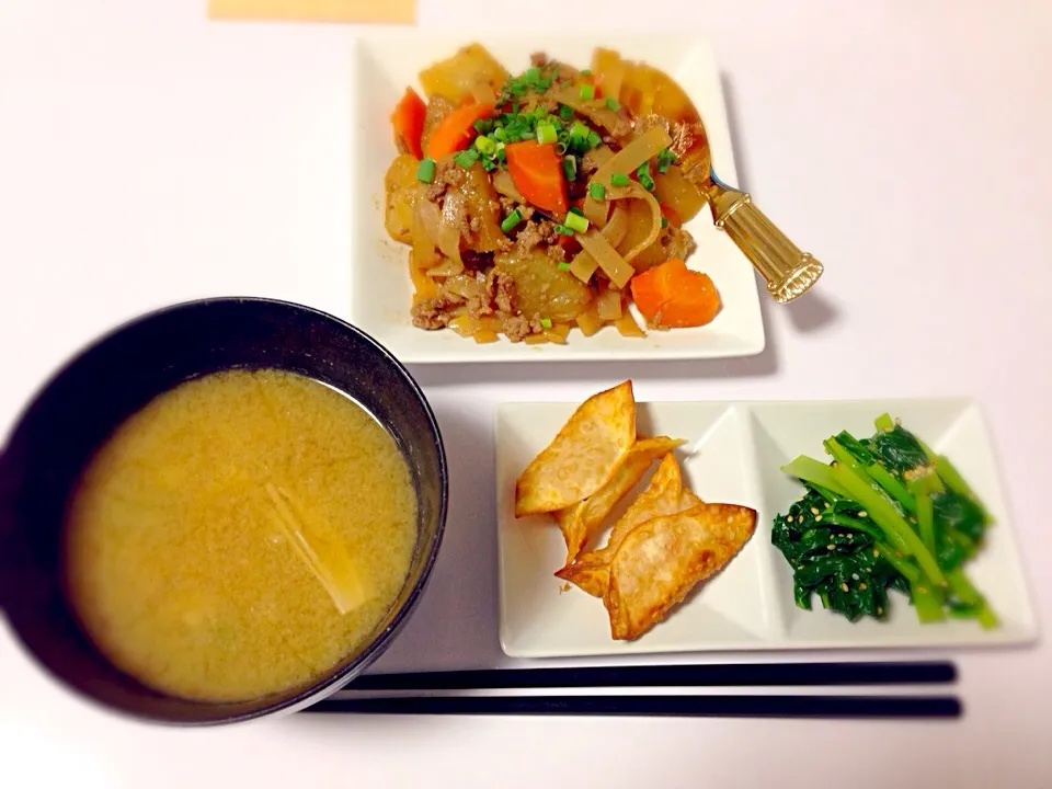 Snapdishの料理写真:今日の晩ご飯。|yue nkmrさん