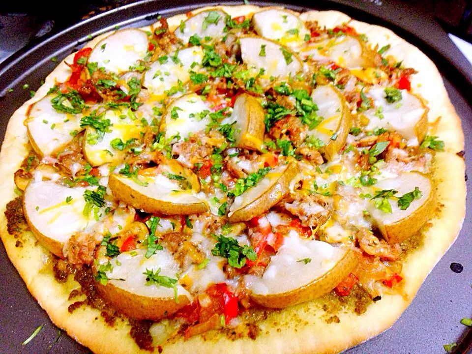 Pears and Veggies Pizza|Mich Liowさん