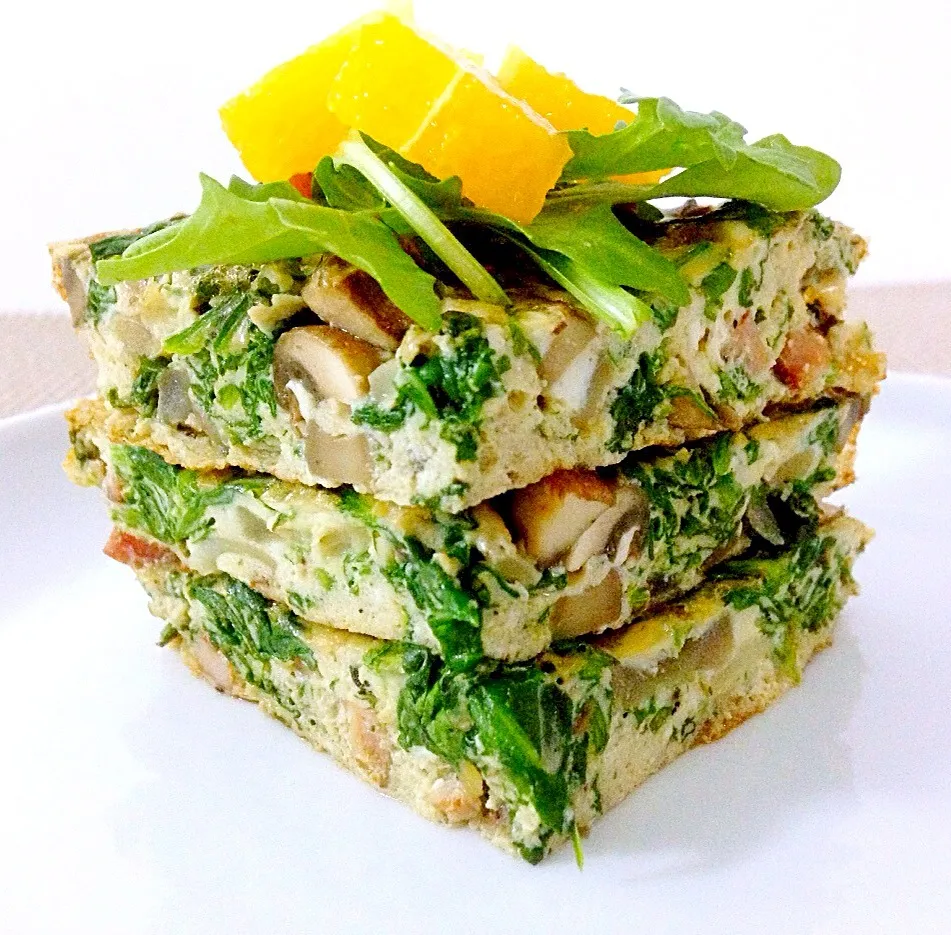 Mushroom Spinach Frittata|Mich Liowさん