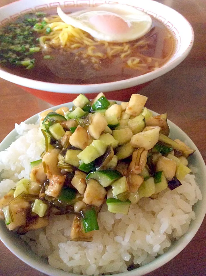 ねばとろ漬けの、醤油ラーメン♫(^_^)v|Norio Fukudaさん