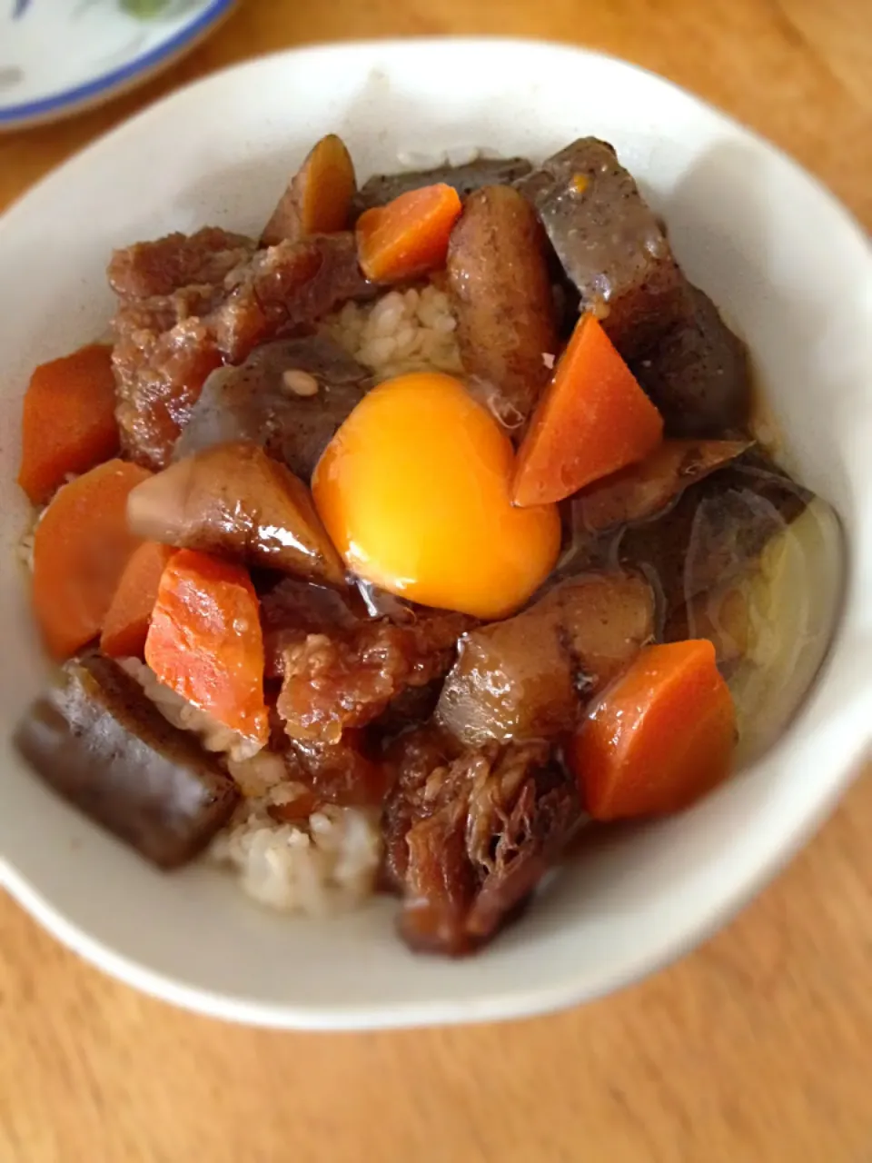 牛すじ味噌煮込み丼|kanamumamaさん