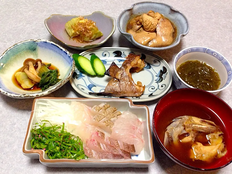 今夜も釣った魚で晩ご飯|Orie Uekiさん