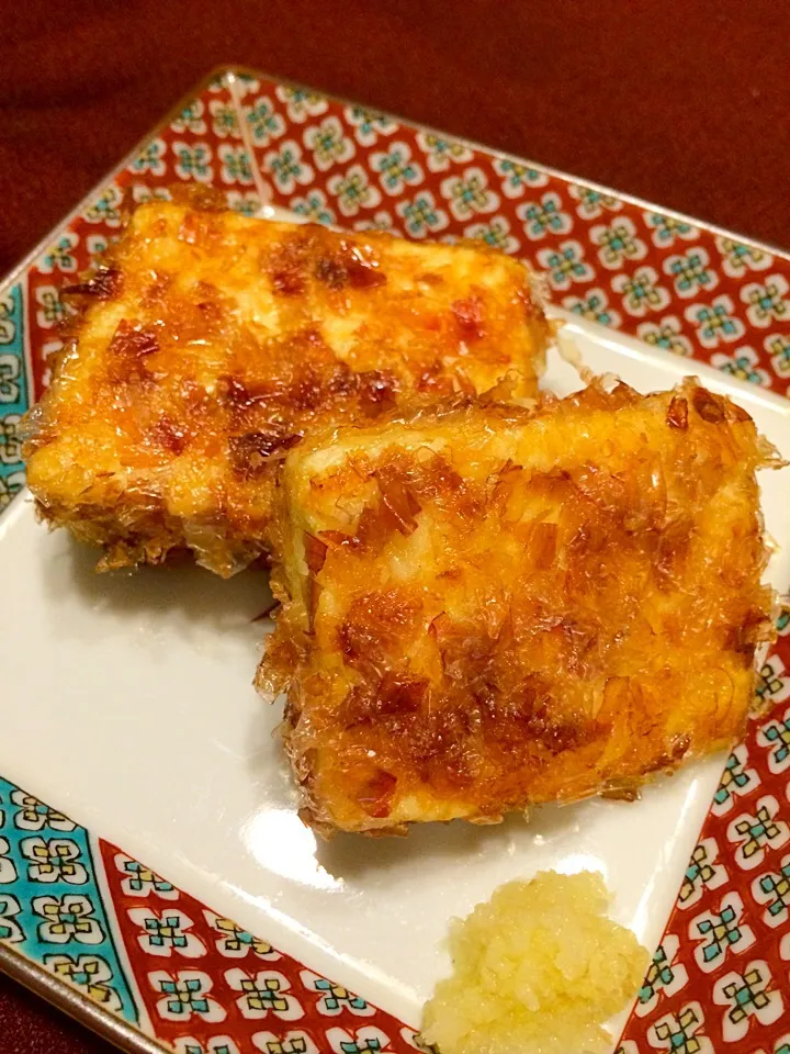 豆腐のおかか揚げ|まるまさん