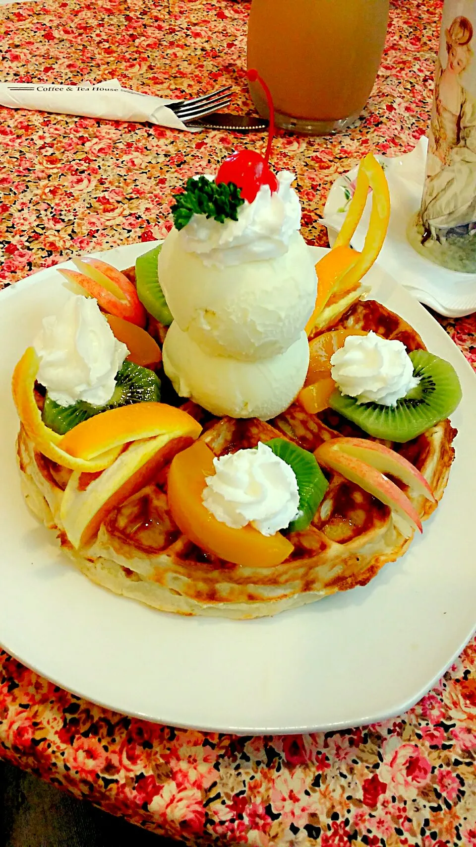 fruits waffle|joennさん