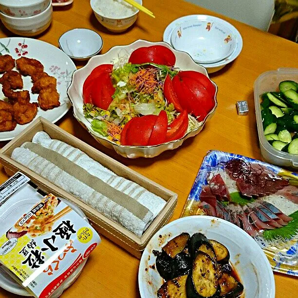 ズボラな夕食(>_<)|ふみぃさん