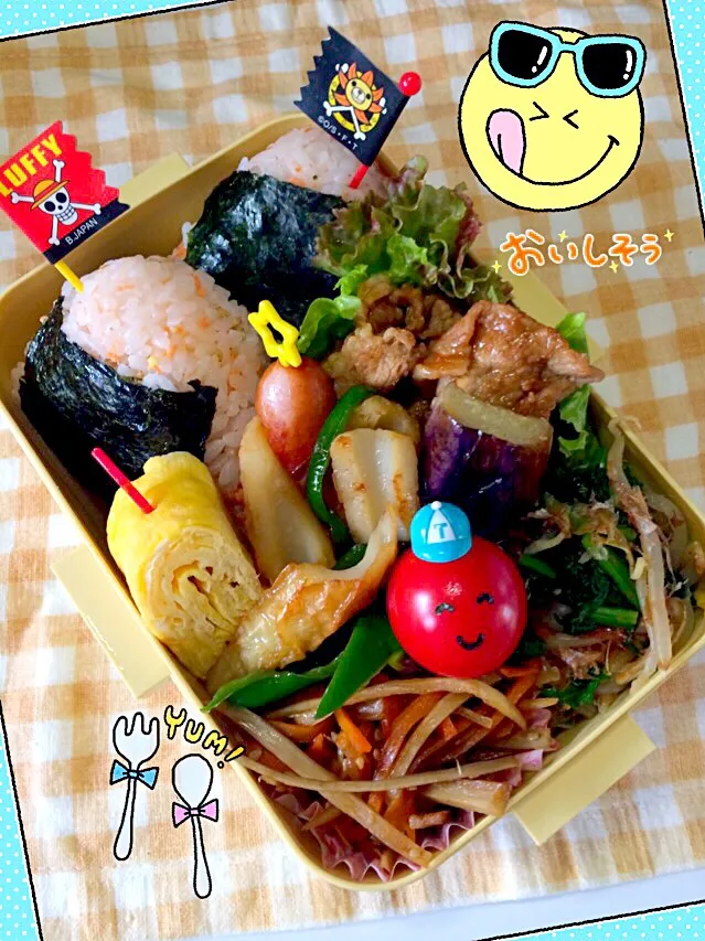 Snapdishの料理写真:息子弁当🍱|Bigmamaさん