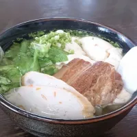 Snapdishの料理写真:沖縄そば(豆腐入り)|yoshinoさん