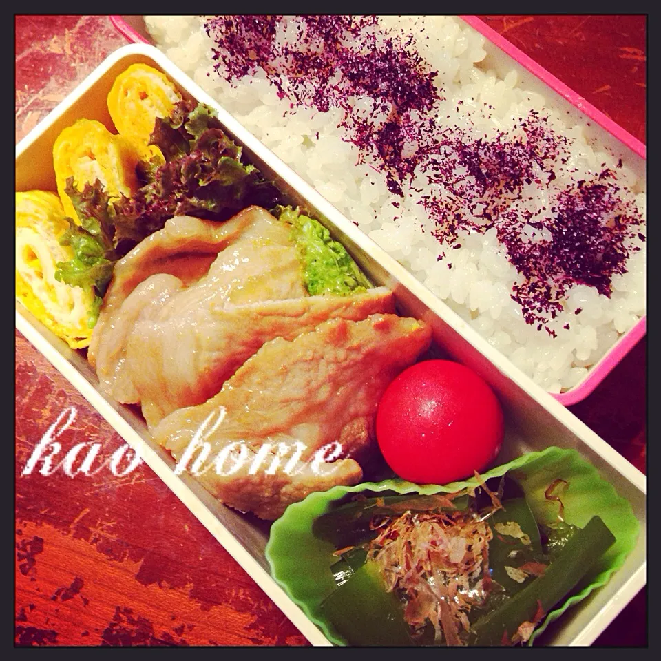 Snapdishの料理写真:2014/7/7 今日のお弁当|Kaoriさん