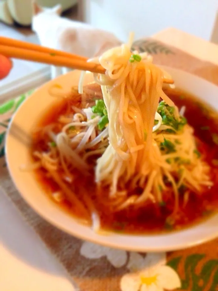 Snapdishの料理写真:尾道ラーメン！食べま〜す( ´ ▽ ` )ﾉ|mamiさん