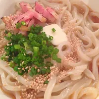 Snapdishの料理写真:有精卵とカルピスバターの釜玉うどん|みきさん