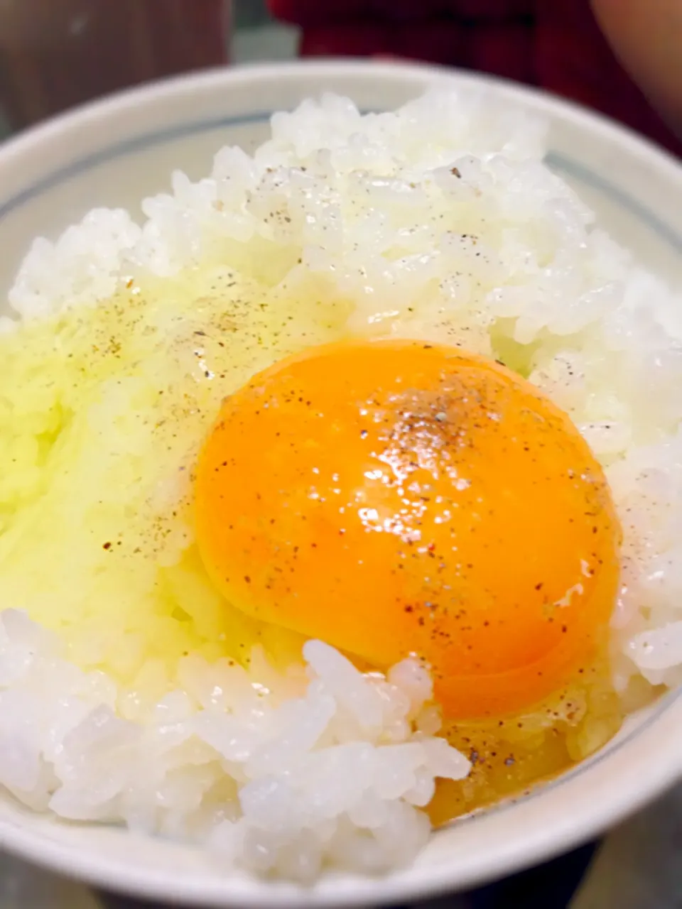 Snapdishの料理写真:名古屋コーチンの塩卵かけ御飯|舞さん