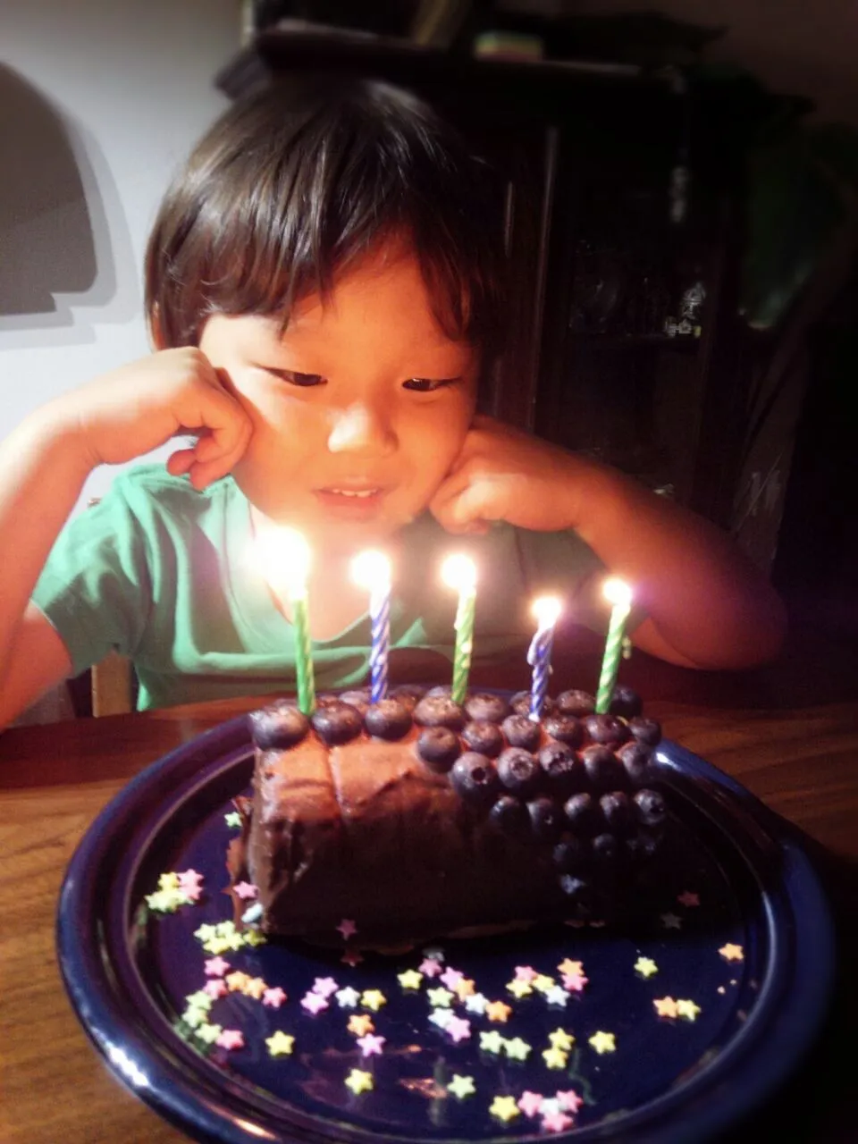 5歳の誕生日おめでとうケーキ ♡|ファンメイ🌺さん