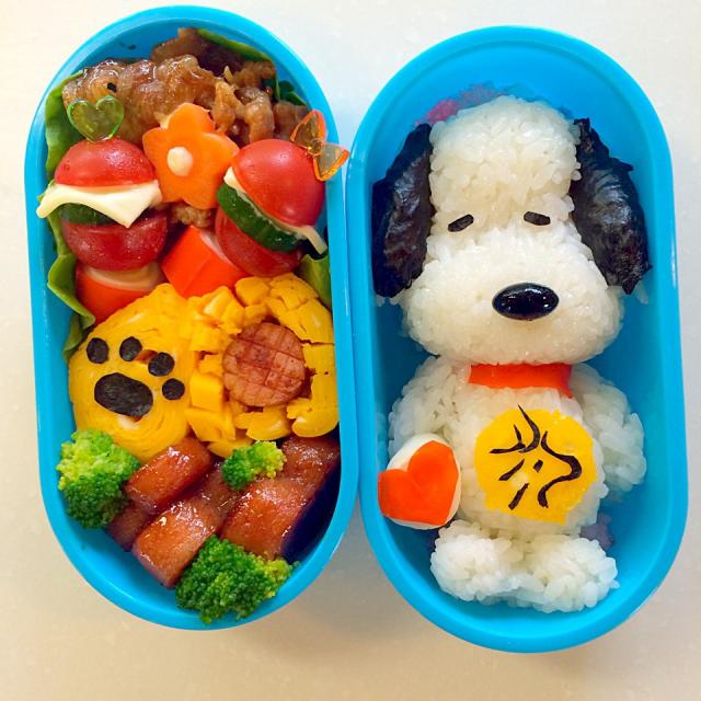 みんな大好き スヌーピーを使ったキャラ弁のレシピ25選 Snapdish スナップディッシュ