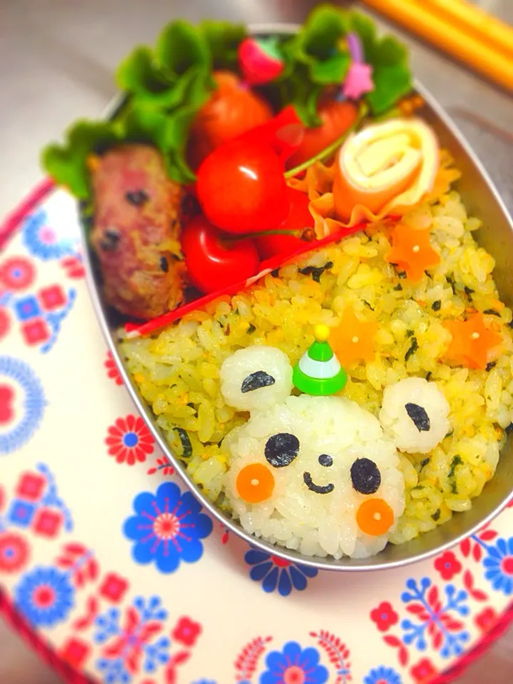 Snapdishの料理写真:一学期最後☆幼稚園弁|くみさん