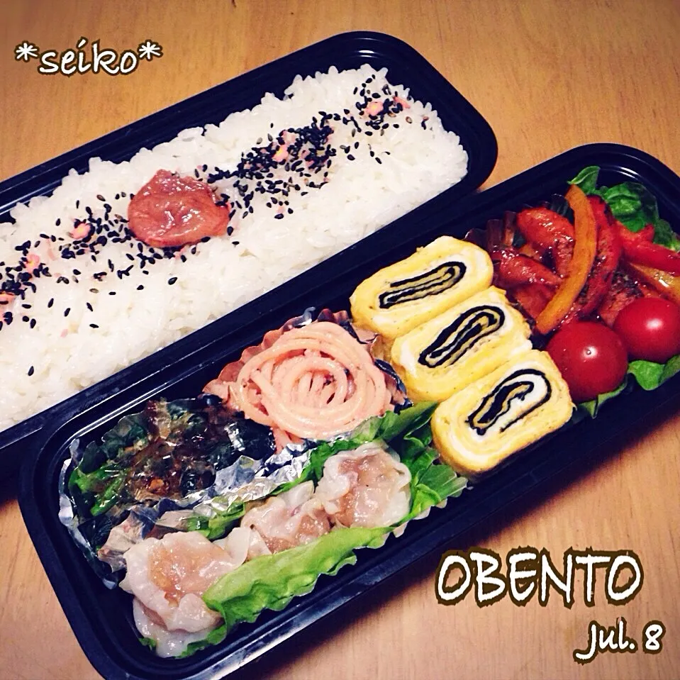 旦那さんのお弁当☆ 2014.7.8|*seiko*さん