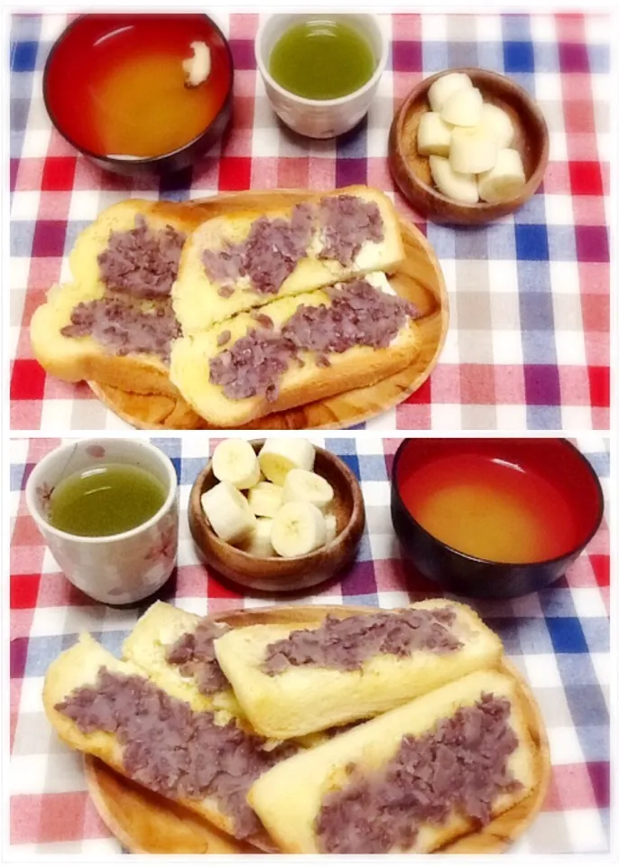 Snapdishの料理写真:朝食(♡ŐωŐ)(ŐωŐ♡)|さとう かおりさん