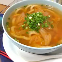 Snapdishの料理写真:キムチスープでうどん！|jessicaさん