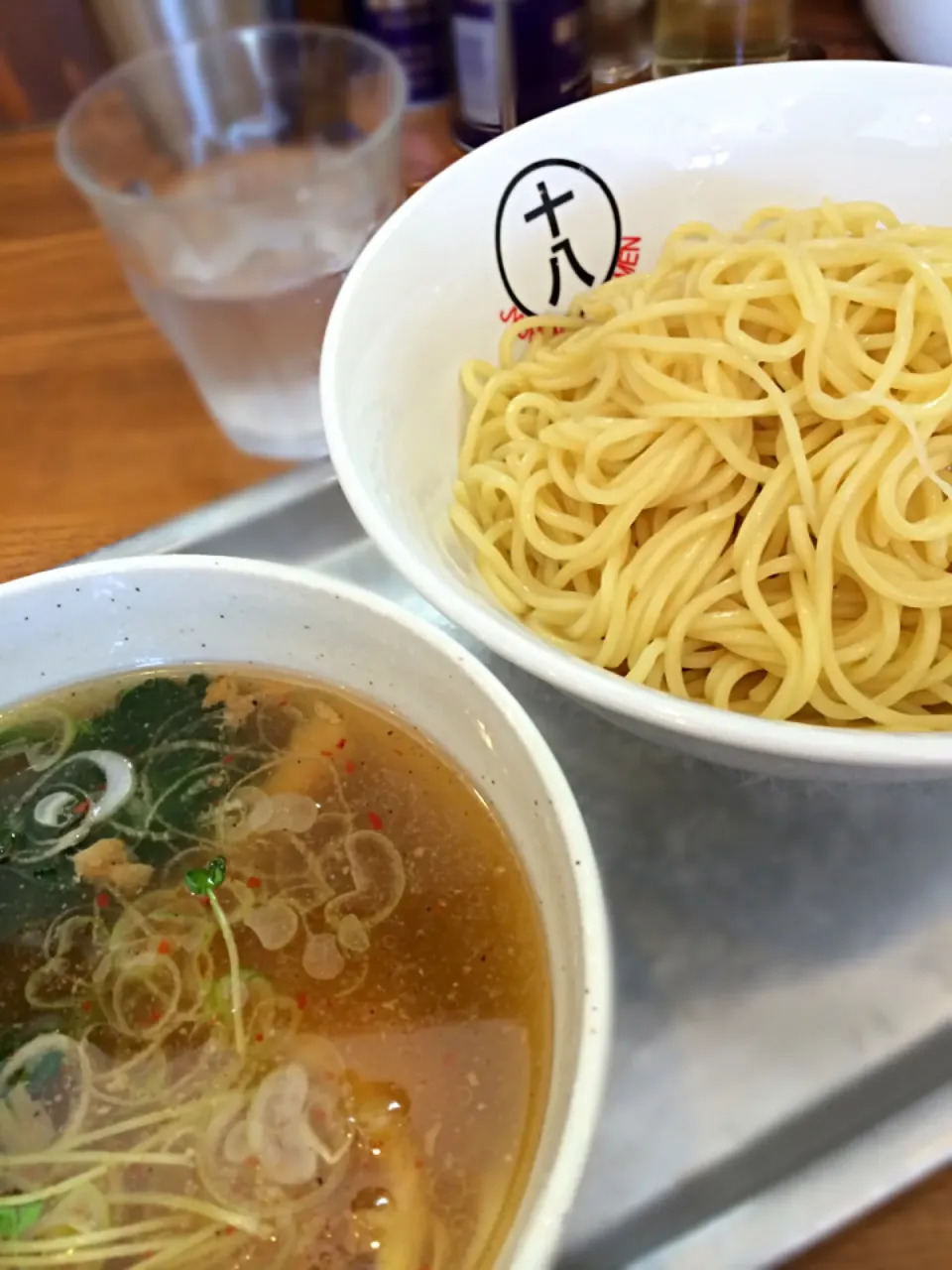 Snapdishの料理写真:八王子十八製麺（じゅっぱちせいめん）塩つけめん|Tetsuaki  Komatsuさん