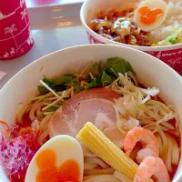 Snapdishの料理写真:ディズニー冷やしうどん|えみさん