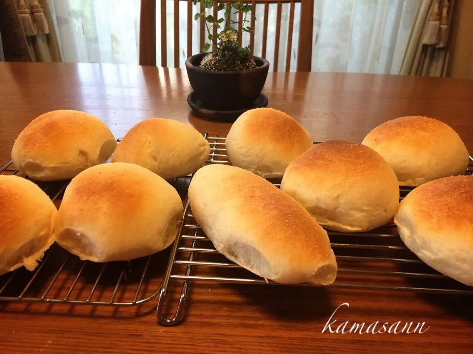 マッシュポテト入りの塩パン💕|かまさん