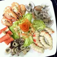 seafood platter.|himoowaheedさん