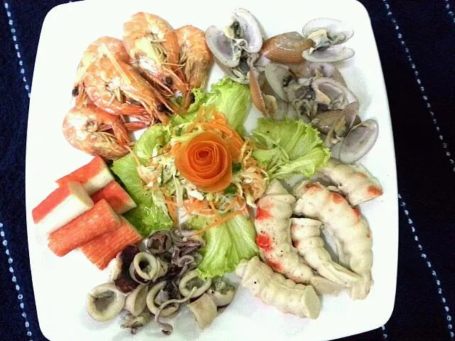 seafood platter.|himoowaheedさん