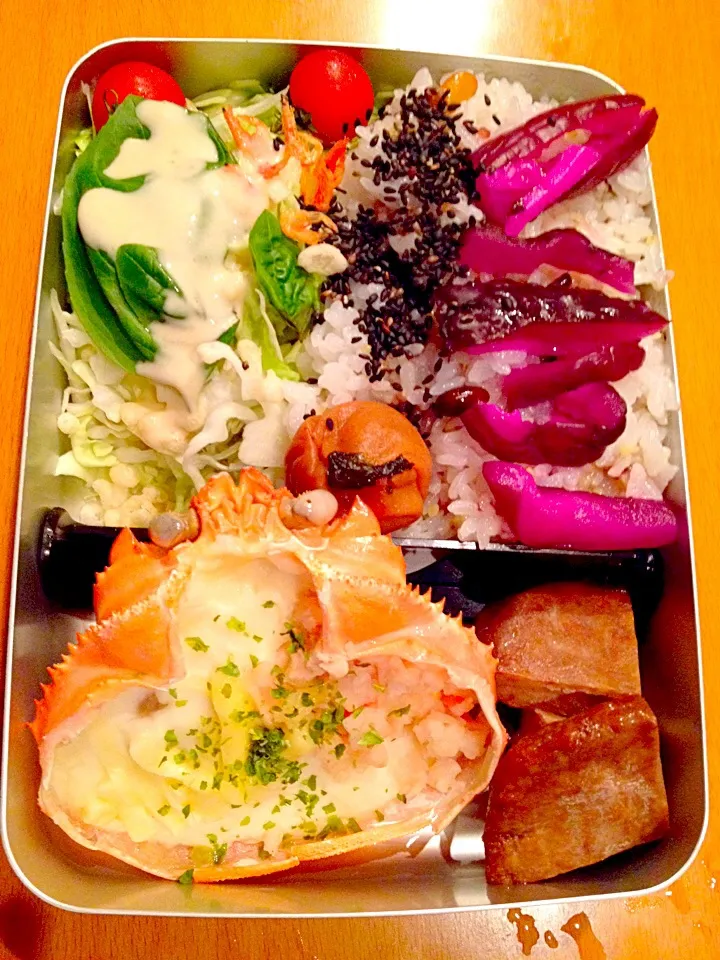 Snapdishの料理写真:パパお弁当🍱|ch＊K*∀o(^^*)♪さん