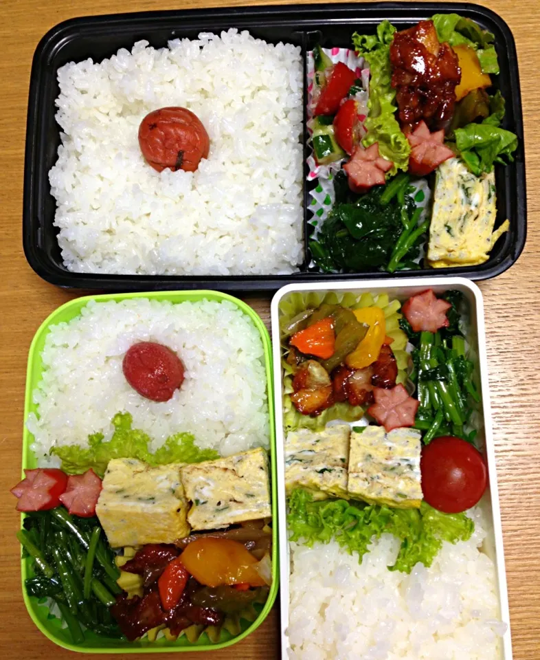 ７月９日３人弁当|川上千尋さん