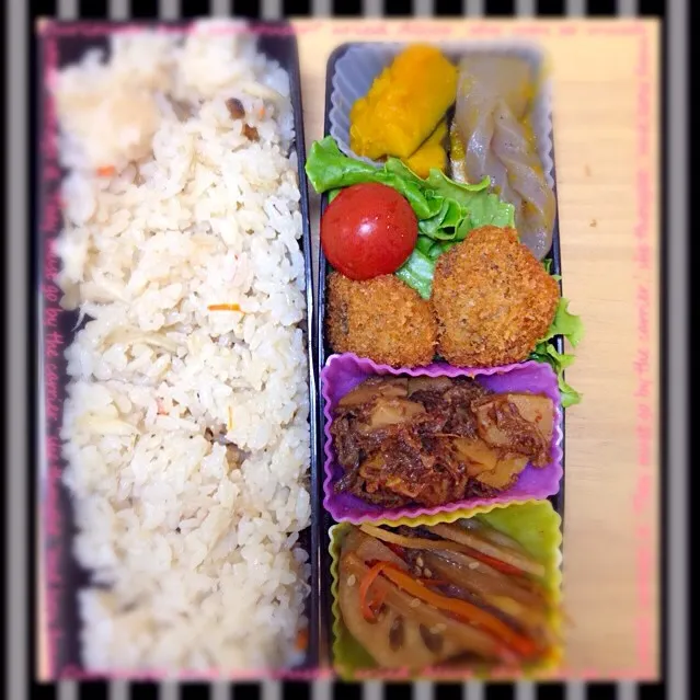 炊き込みご飯弁当🍱|macco7さん