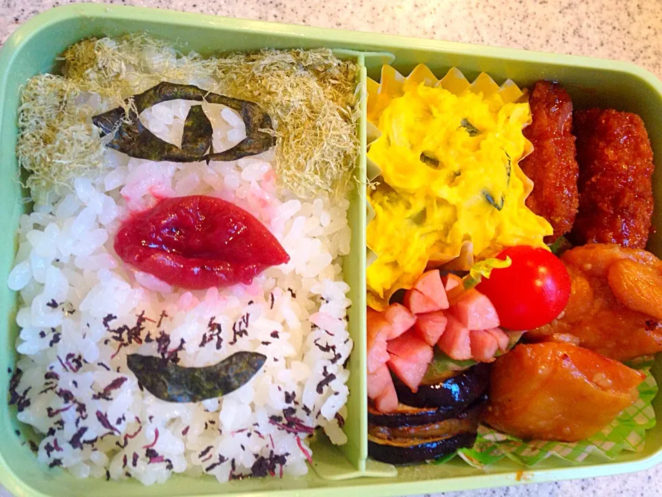 カボチャサラダ弁当(￣▽￣)|さくらんぼさん