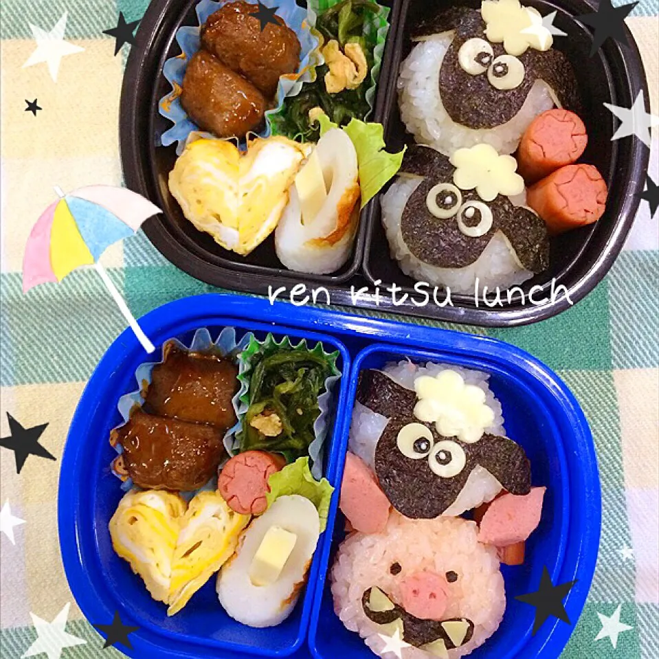 ひつじのショーン弁当|ひぃちゃんさん