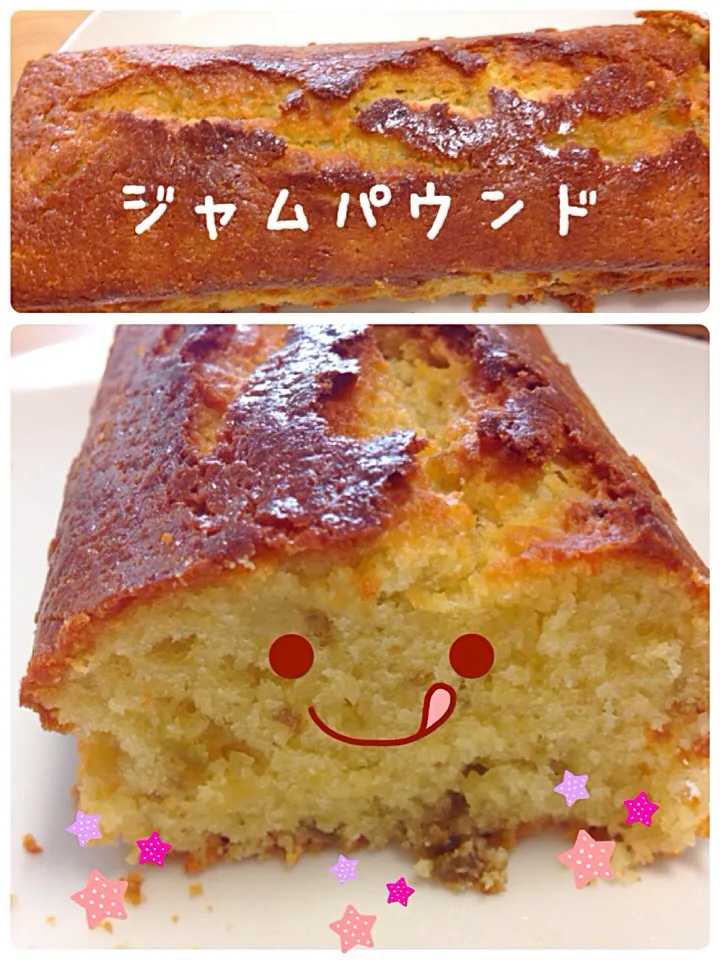 Snapdishの料理写真:梅ジャムでパウンドケーキ|マキさん