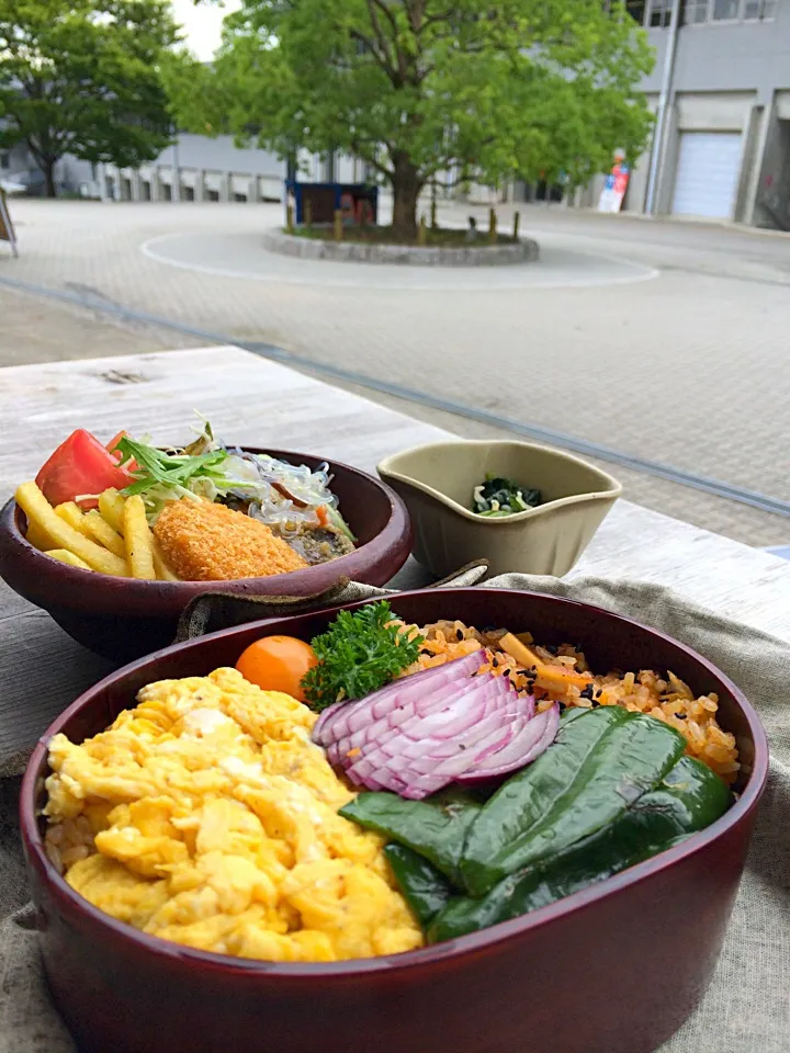 ピクニック・ランチ♬ (΄✹ਊ✹‵)☝︎|Yoshinobu Nakagawaさん