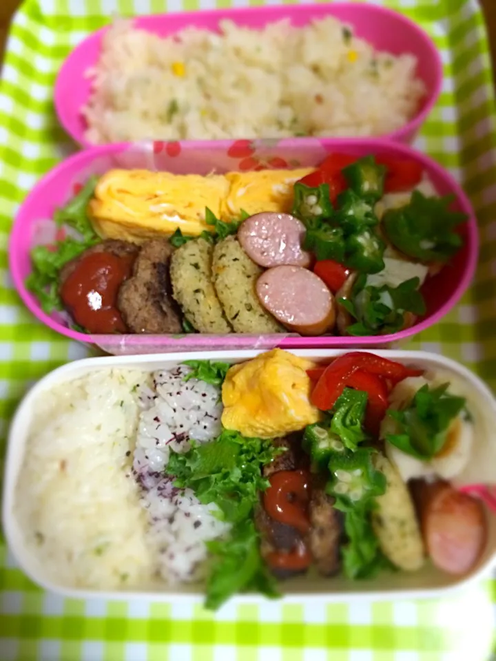 JK楓と祈のお弁当7/9THE台風|よこたんさん