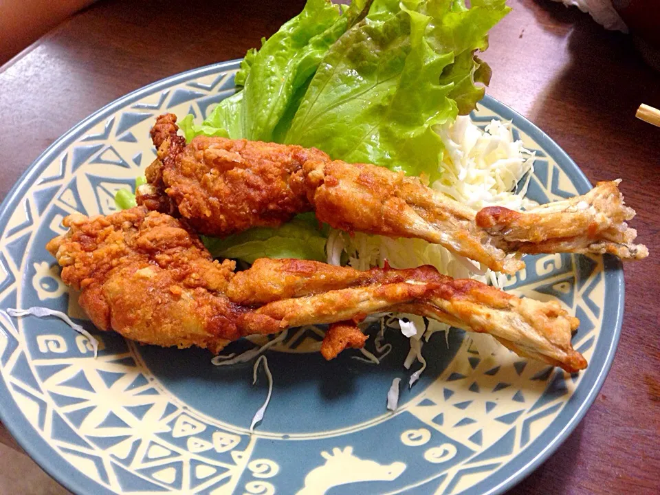 Fried frog leg|Diana Hiraoさん