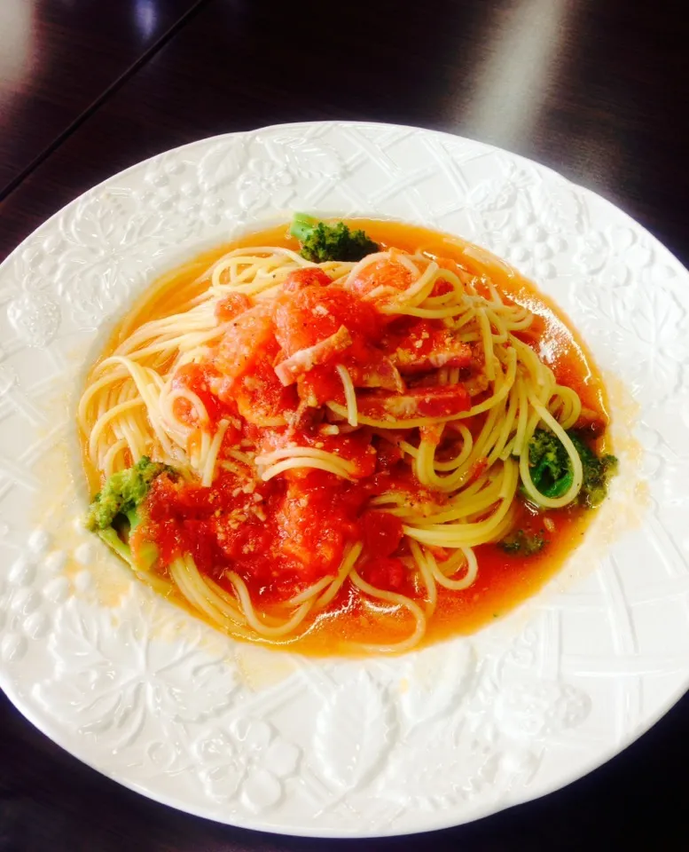 お仕事LUNCH⭐️有機野菜のパスタ|ももこさん