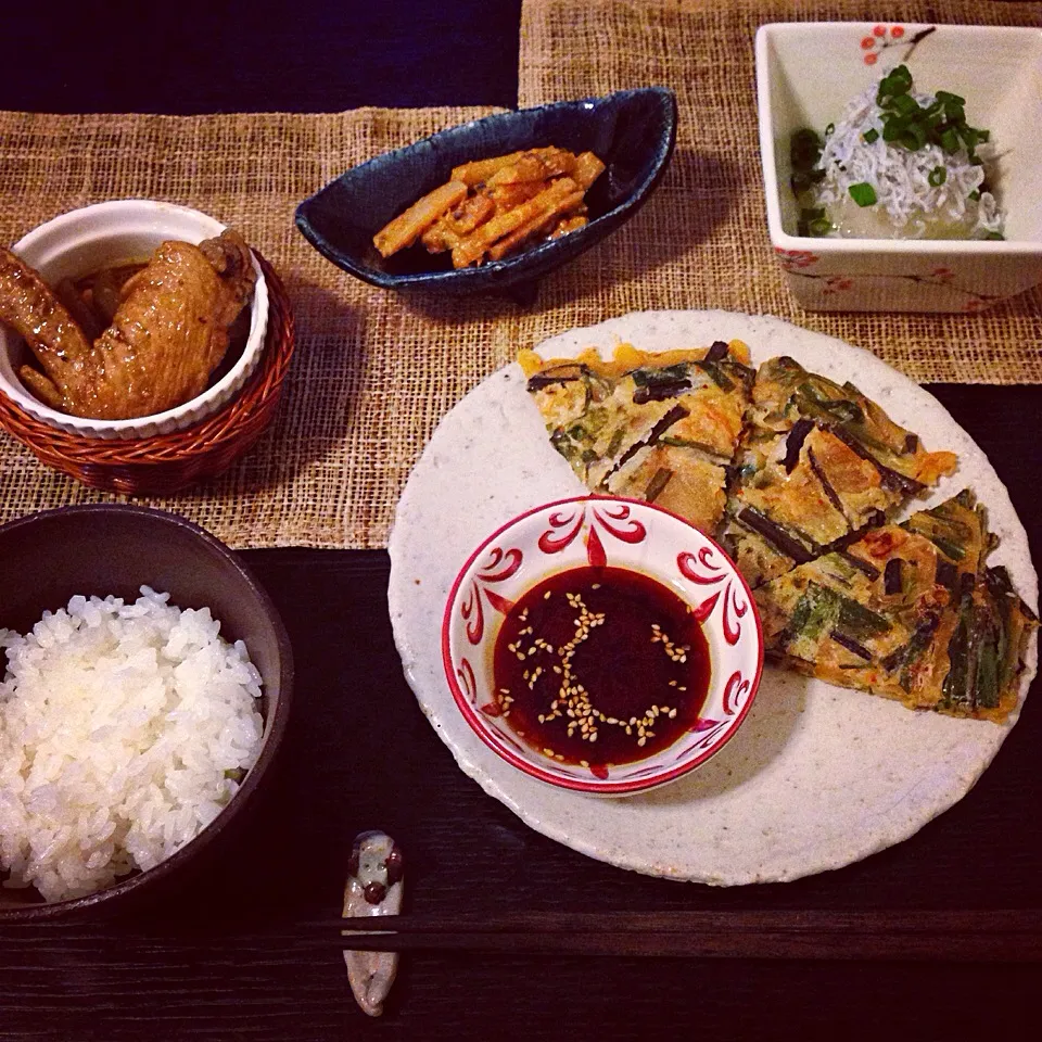 Snapdishの料理写真:今日の夜ご飯  2014.7.9.|あいこ ⁎ˇ◡ˇ⁎さん